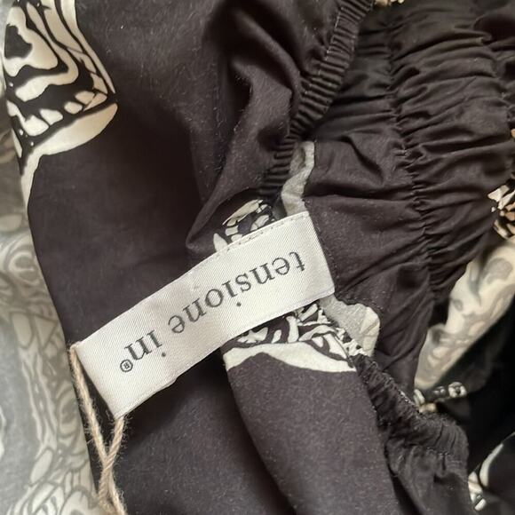 Tensione In long sleeve crop Top Black M - Picture 8 of 8